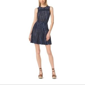 NWT MICHAEL KORS Floral Print Smocked Dress, Size 0